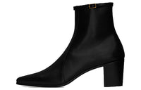 SAINT LAURENT Arsun Fashion Ankle Boots 7cm Men's Black