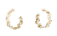 CHANEL Earrings Women's Gold