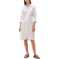 HERMES FW24 Long-Sleeved Dresses Women's White