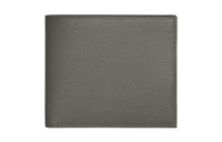 HERMES MC2 Epsom Calfskin Wallet Unisex 0L Grismeyer Cumulus Gray
