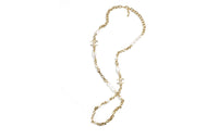 CHANEL Necklaces Women's Gold White