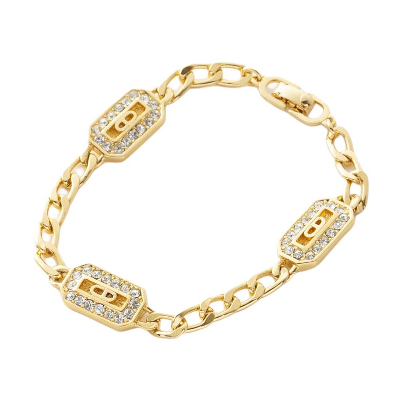 DIOR 2000s Logo-charm Bracelet