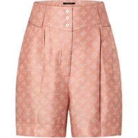 LOUIS VUITTON Tailored Mahina Monogram Shorts