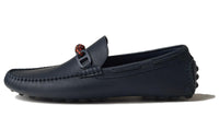 HERMES Loafers Men's Marine Blue