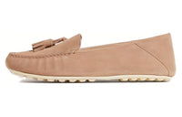 Loro Piana Gommino Loafers Women's Beige