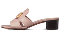 DIOR 30 Montaigne Other Slip-Resistant Slide Slippers 4cm Women's Pink
