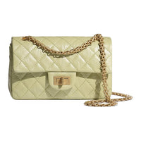 CHANEL 2.55 Calfskin And Metal Flap Bag Shoulder Bag Women's