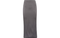 PRADA FW23 Casual Long Skirt Women's Iron Gray