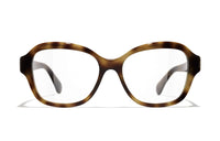 CHANEL Eyeglass Frames Women's Brown