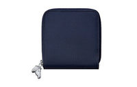 HERMES Zipengo Evercolor Calfskin Wallet Men's Midnight Blue