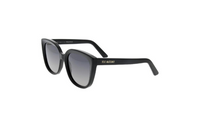 DIOR Acetate 800 Silver Square Sunglasses Unisex Black