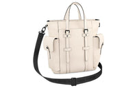 LOUIS VUITTON CHRISTOPHER Taurillon Leather Backpack Men's White