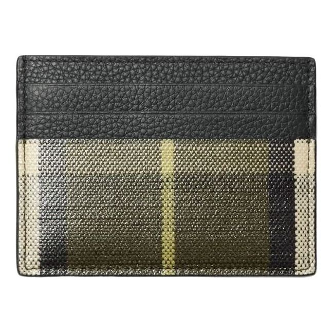 Burberry 26 Tall Check Card Case 'Thicket Green' 81173151