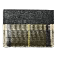 Burberry 26 Tall Check Card Case 'Thicket Green' 81173151