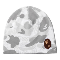 BAPE X Clot Camo Beanie 'White' 0ZXHTM905811P-WHT