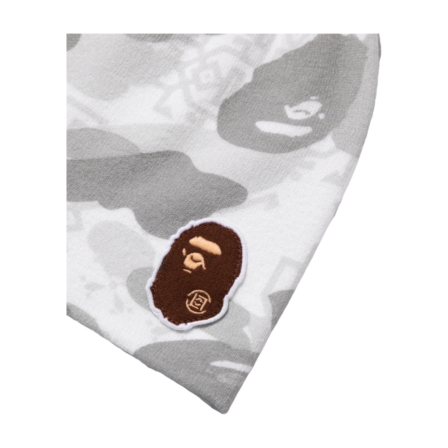 BAPE X Clot Camo Beanie 'White' 0ZXHTM905811P-WHT