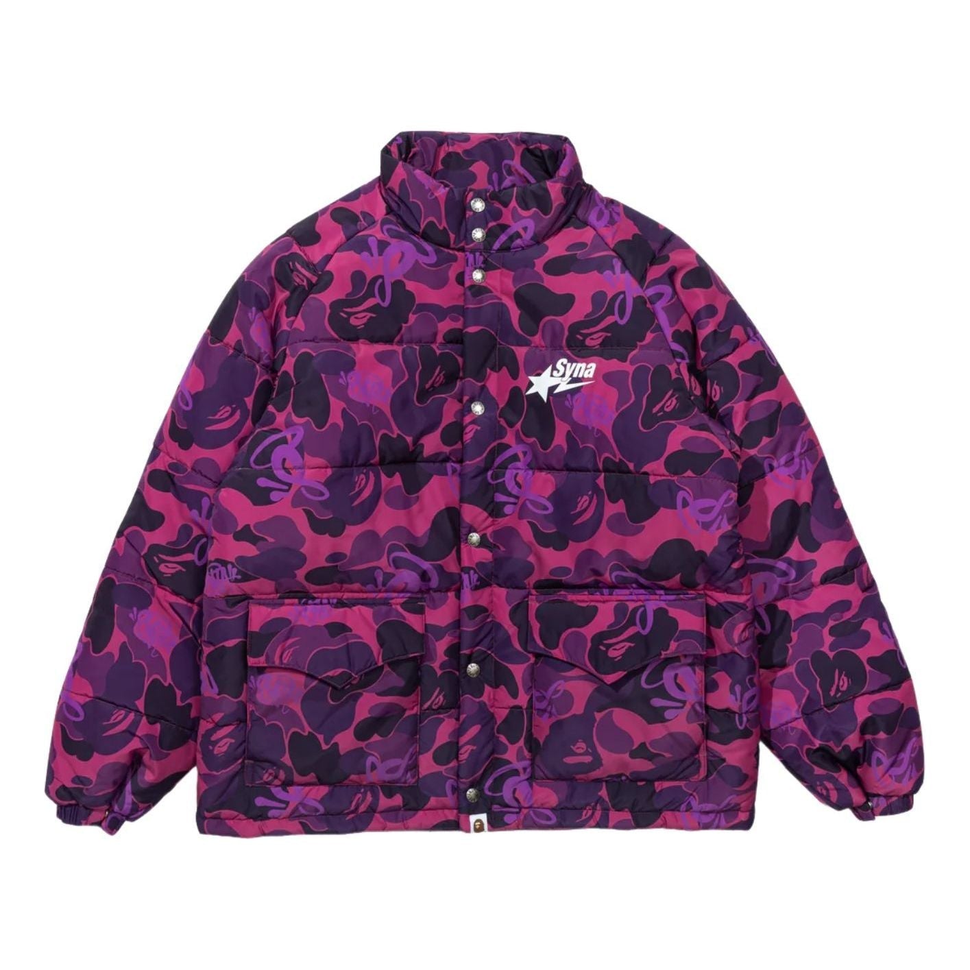 BAPE X Spotify X SYNA By Central Cee Puffer Jacket 'Purple' 1L73-141-908-PUL