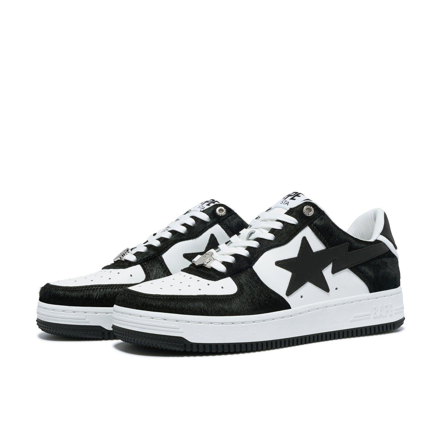A Bathing Ape Bape Sta #1 'Black Fur' 0ZXSHM191050LBKA