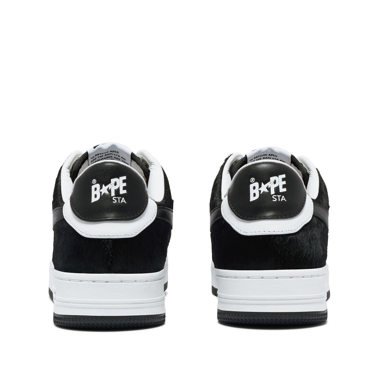 A Bathing Ape Bape Sta #1 'Black Fur' 0ZXSHM191050LBKA