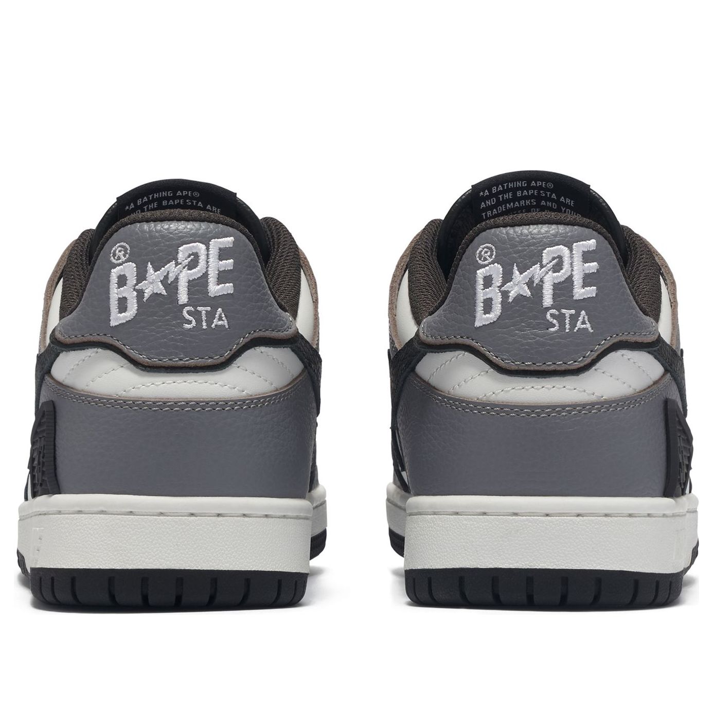 A Bathing Ape SK8 Sta #5 'Black Grey' 0ZXSHM191059LBKZ