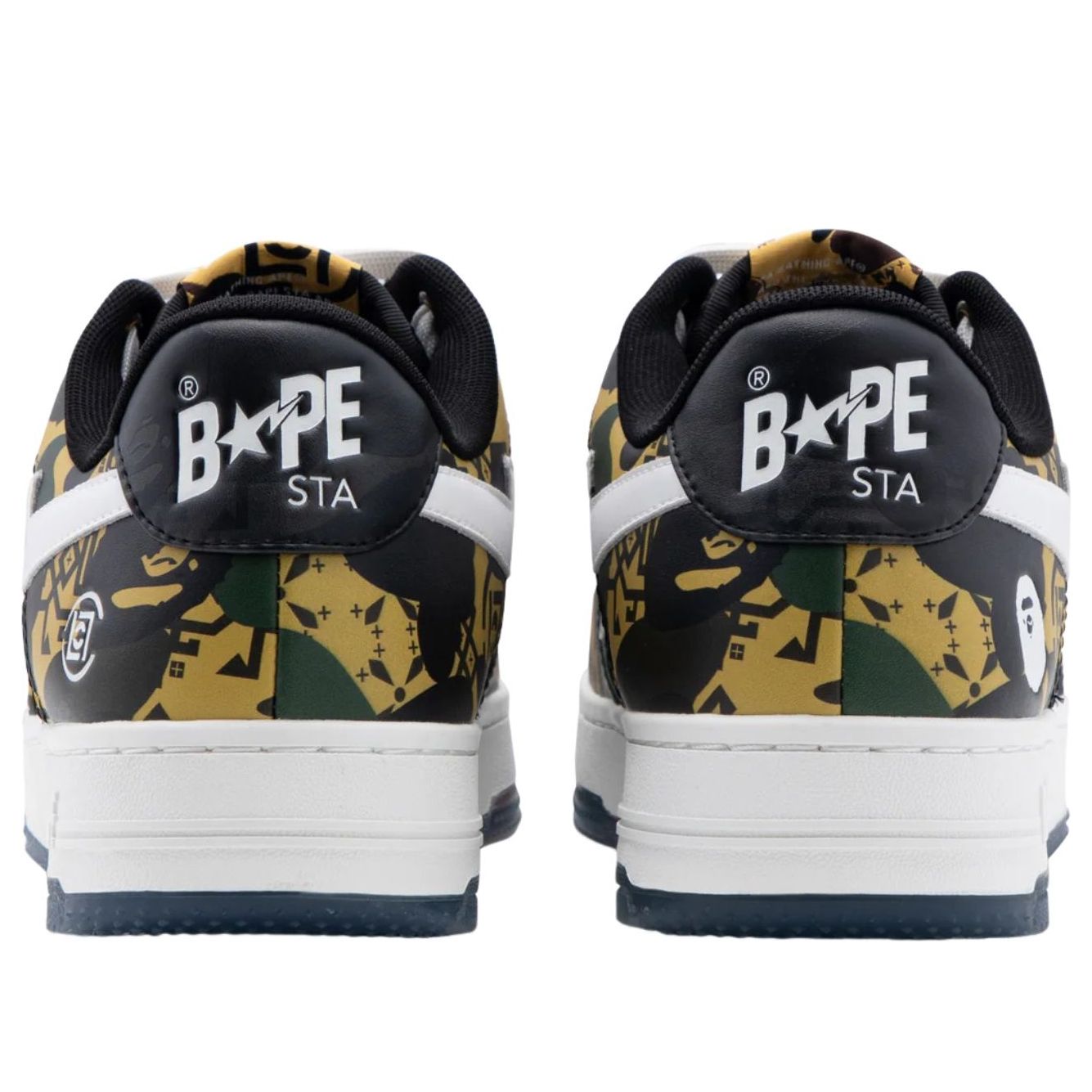 BAPE X Clot Camo BAPE STA 'Yellow' 0ZXSHM937911P-YEL