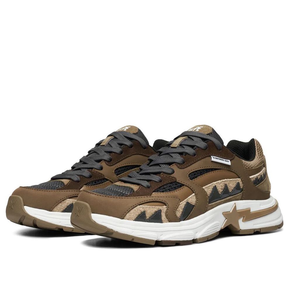 A Bathing Ape Shark STA 'Beige Multi' 0ZXSHMX91308N