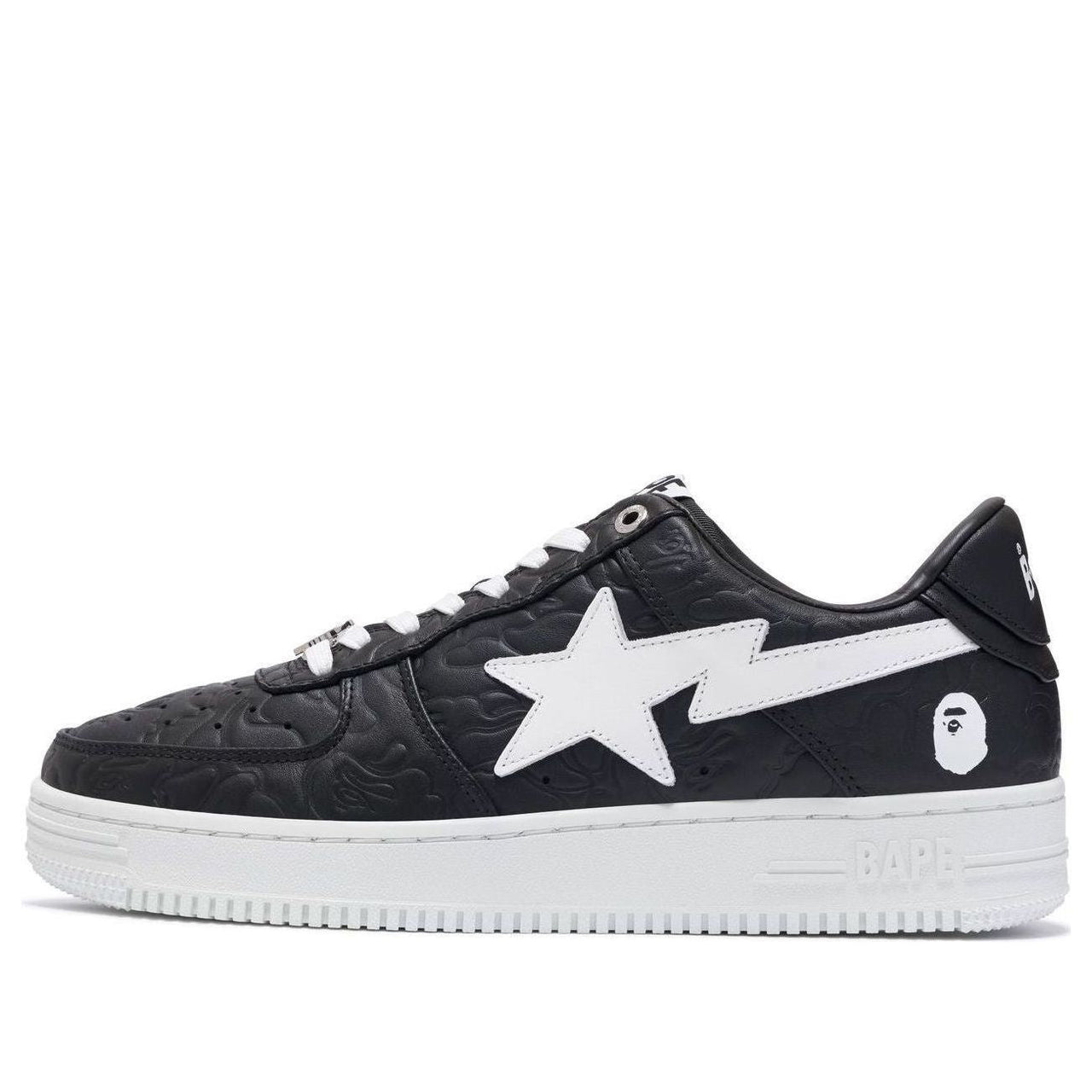 (WMNS) A Bathing Ape Bape Sta #3 'Black White' 0ZXSHW291052LBKA