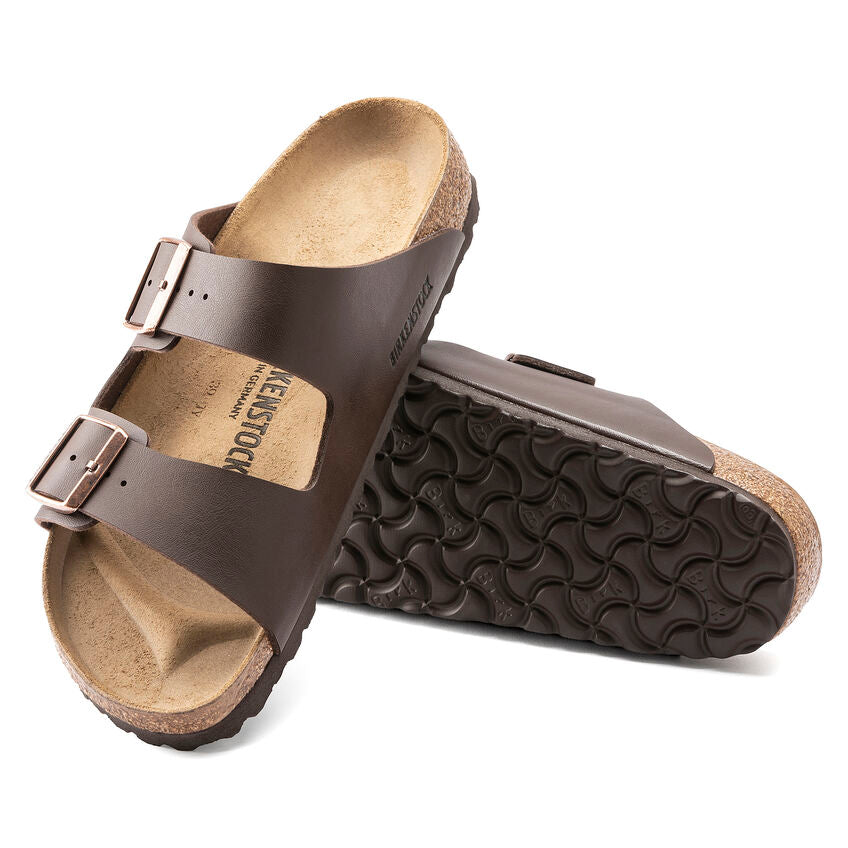 Birkenstock Arizona Birko Flor Narrow Fit 'Dark Brown' 0051703
