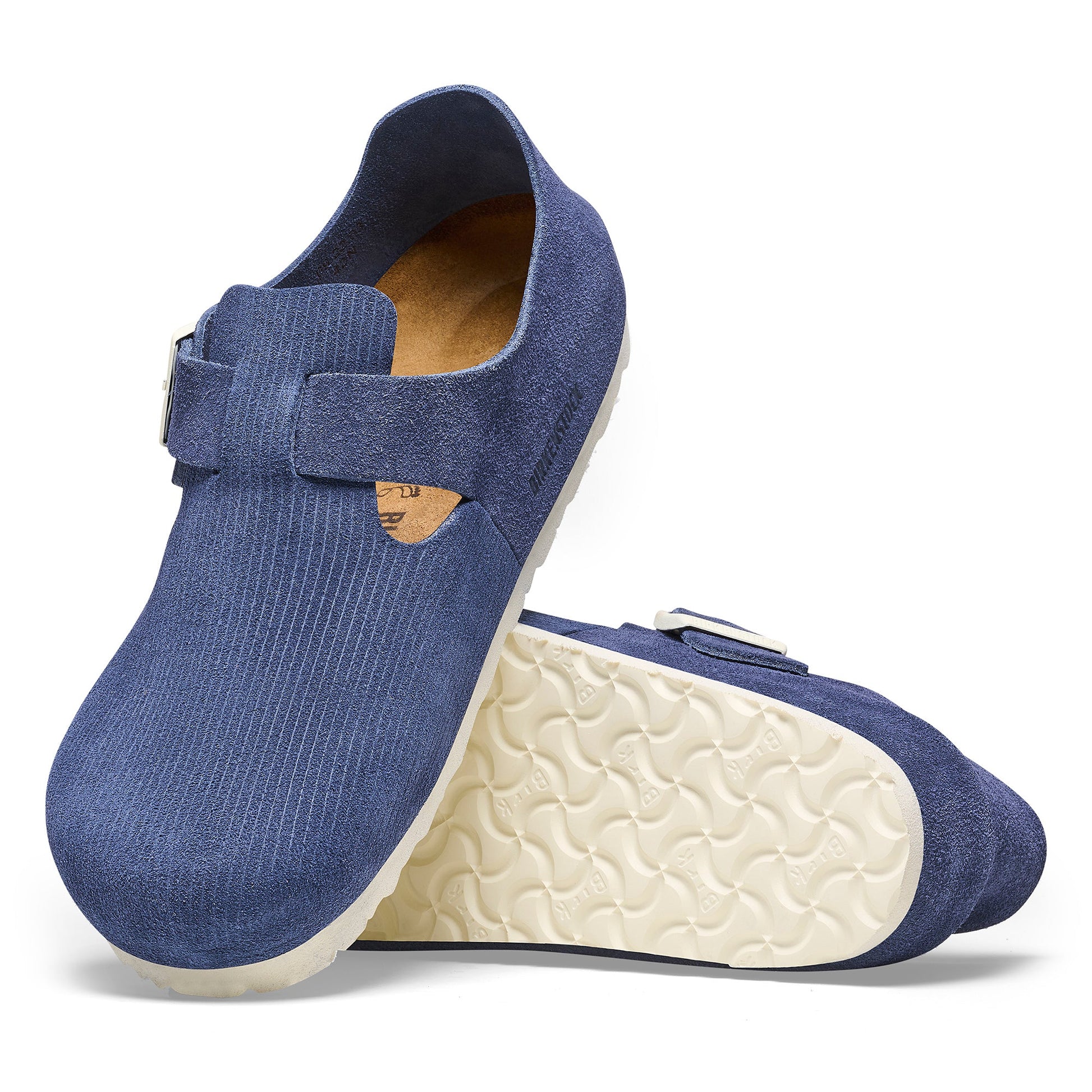 Birkenstock London Suede Leather ' Corduroy Indigo' 1025549