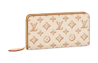 LOUIS VUITTON Zippy Wallet Monogram Canvas Beige