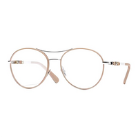 CHANEL Metal Aviator Eyeglass Frames Unisex Pink