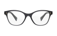 MIU MIU Plastic Irregular Shape Eyeglass Frames Unisex Black