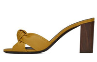 SAINT LAURENT Abrasion Resistant Slide Slippers Women's Yellow