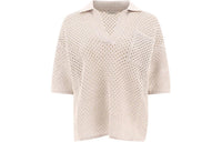 SAINT LAURENT Polo Shirt Women's Beige