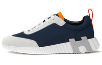 HERMES Bouncing Low Top Casual Shoes Women's Blue Gray
