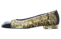 CHANEL Casual Single Shoes Women's Black Gold