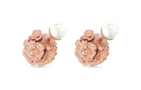 DIOR Metal Earrings Women's Pink
