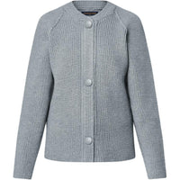 LOUIS VUITTON Ribbed Knit Cardigan