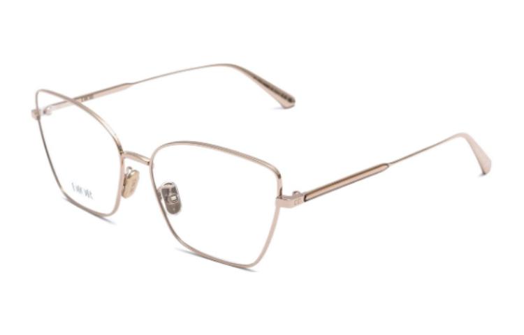 DIOR - Irregular Shape Eyeglass Frames Unisex Pink