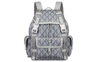 DIOR Hit The Road Canvas Backpack Medium Size Men's Dio Gray