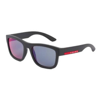 PRADA Nylon Square Sunglasses Men's Black