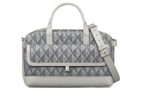 DIOR Hit The Road Canvas With Smooth Cow Leather Pet Carrier Handbag Unisex Gray