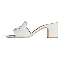 Loro Piana Slide Slippers 5.5cm Women's White