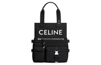 CELINE Nylon One Shoulder Handbag Men's Black