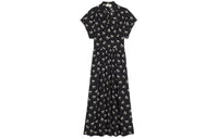 CELINE Short Sleeved Dresses Women's Black