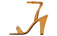 SAINT LAURENT LEMAYON Strap Sandals Women's Yellow