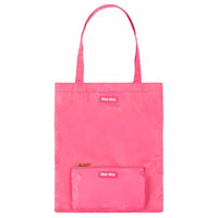 MIU MIU Nylon Tote Bag Shopping Bag Handbag Women's Pink