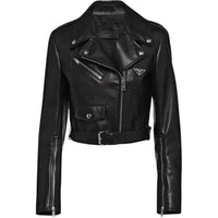 PRADA Leather Biker Jacket