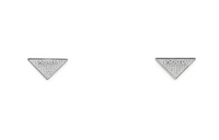 PRADA Stud Earrings Women's Silver