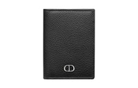 DIOR Grained Calfskin Card Holder Men's Black